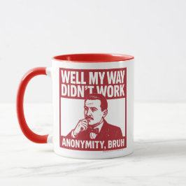 Bem, Meu Jeito Não Funcionou - masculino - Caneca