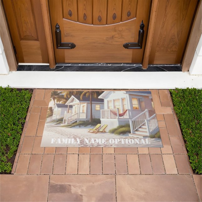 bem-vinda porta frontal personalização do tapete a (Ar livre)