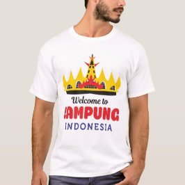 Bem-vindo à camiseta de Lampung
