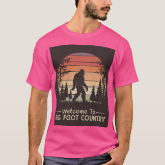 Bem-Vindo À Camiseta Do Grande Pé
