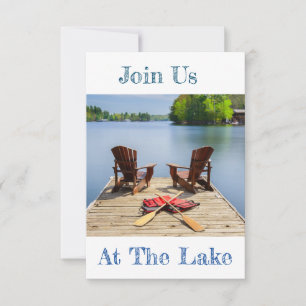 BEM-VINDO "À NOSSA CASA DO LAGO", CONVITE DE AQUE