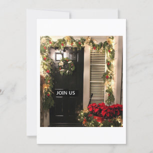 BEM-VINDO À NOSSA CASA PARA CONVITE AO NATAL