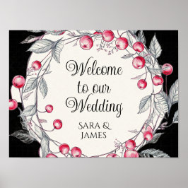 Bem-vindo à nossa poster de casamento