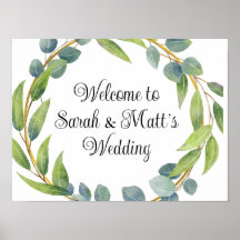 Bem-vindo à nossa poster de casamento