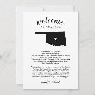 Bem vindo a Oklahoma Letra Casada & Itinerário