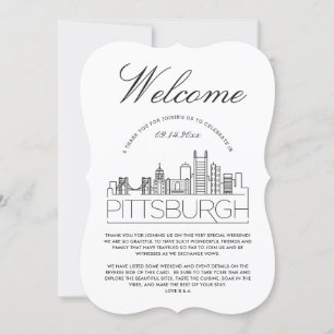 Bem-vindo a Pittsburgh   Convite Pormenorizado Par