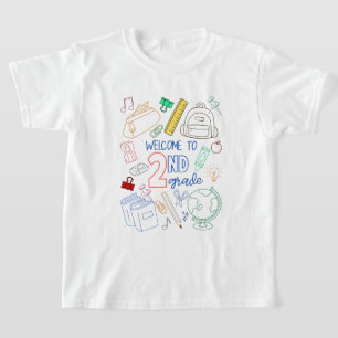 Bem-vindo à segundo Camisa Doodal de Volta à Escol
