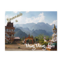 Bem-vindo a Vang Vieng, cartão postal do Laos