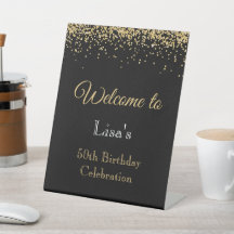 Bem-vindo ao 50º Aniversário Dourado Brilhante Pre