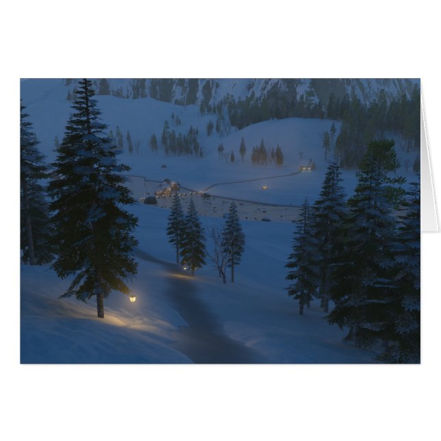 Bem-vindo ao Cartão Cwm (Frente Horizontal)