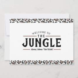 Bem-vindo ao Cartão de Boas-vindas da Selva do Emp