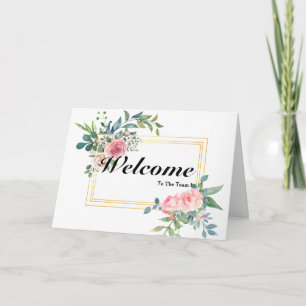 Bem-Vindo Ao Cartão De Equipe