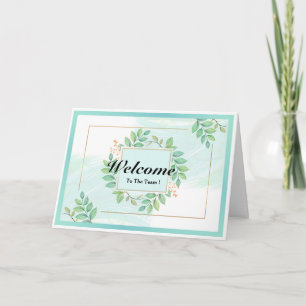 Bem-Vindo Ao Cartão De Equipe