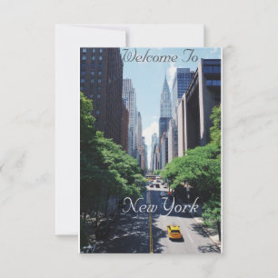 Bem-vindo ao Cartão de Posto New York USA