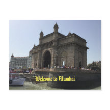 Bem-vindo ao cartão postal de Mumbai