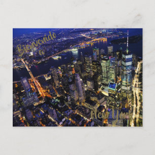 Bem-vindo ao cartão postal de Nova Iorque