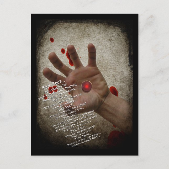 Bem-vindo ao Cartão Postal do Último Dia (Frente)