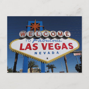 Bem-vindo ao Cartão Postal Fabuloso de Las Vegas