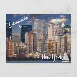 Bem-vindo ao cartão postal Nova Iorque USA