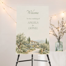 Bem-vindo ao Casamento na Vila Toscana com Oliveir