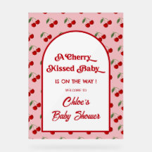 Bem-vindo ao Chá de Bebê Cherry Kissed