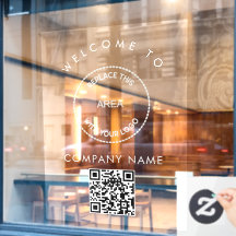 Bem-vindo ao Código QR do Logotipo da Empresa Nome