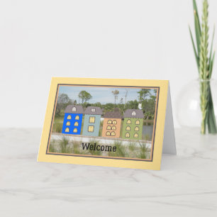 Bem-vindo ao Design de Cartão do Partido da Vizinh