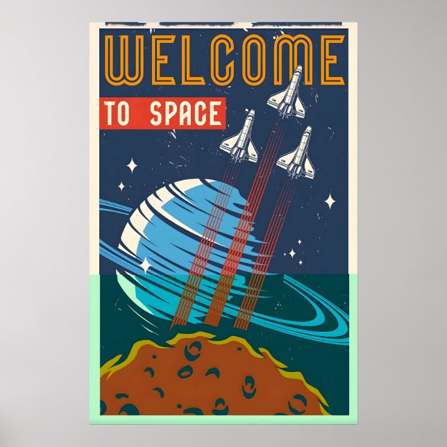 Bem-vindo ao Espaço NASA Impressão de Poster de Vi (Frente)