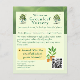 Bem-vindo ao Flyer de Marca da Greenleaf Nursery