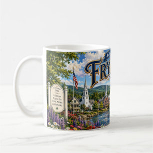 Bem-vindo ao Fryeburg Maine Caneca de Café