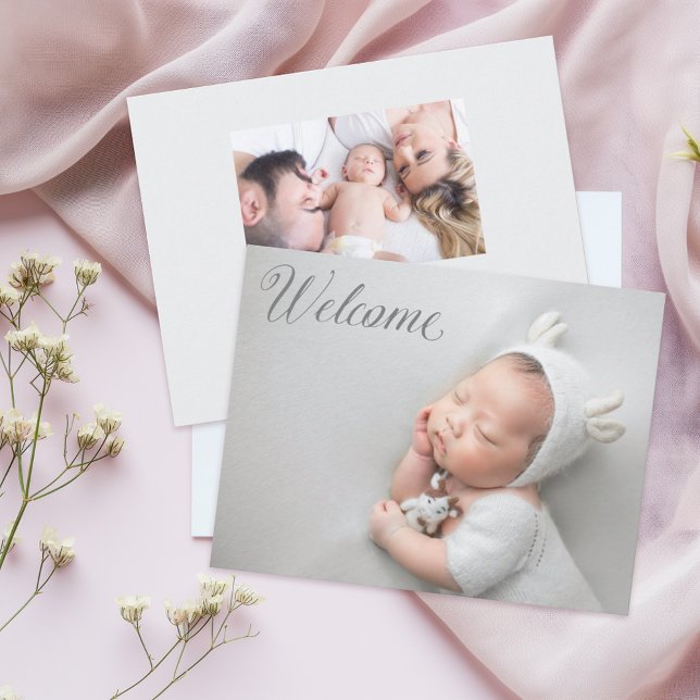 Bem-vindo ao Lar Novo Anúncio de Bebê (Criador carregado)