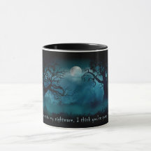 Bem-vindo ao Meu Pesadelo - Caneca Floresta ao Lua