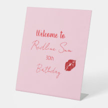 Bem-vindo ao Moderno Script Sassy Rosa Arco de Ani