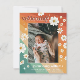 Bem-vindo ao Mundo | Boho Retro Nascido