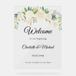 Bem-vindo ao nosso começo! conselho de espuma