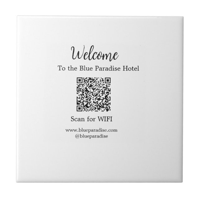 Bem-vindo ao restaurante do hotel villa scan QR WI (Frente)