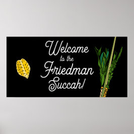 Bem-vindo ao Succah Personalizado Lulav Poster