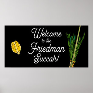 Bem-vindo ao Succah Personalizado Lulav Poster