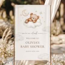 Bem-vindo ao Teddy Bear Baby Shower On Cloud Nine 