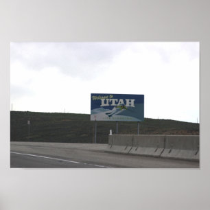 Bem-vindo ao Utah Poster