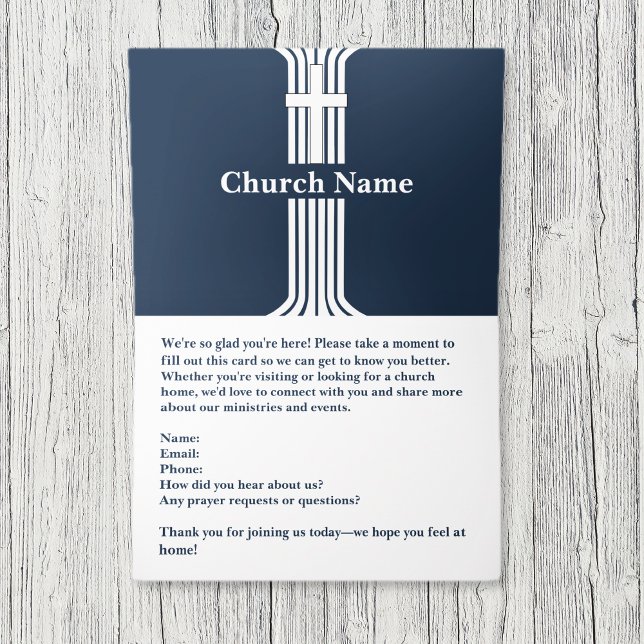Bem-vindo aos nossos Cartões de Conexão da Igreja (Welcome to our Church Connection Cards)