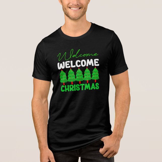 Bem-vindo Árvore de Natal Design de Feriado-85600 (Frente)