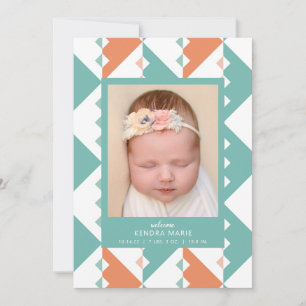 BEM-VINDO BABY Anúncio de Nascimento em Forma Mo