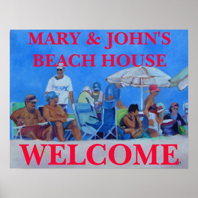 BEM-VINDO BEACH HOUSE - POSTER (Frente)