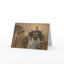 Bem-vindo — Cartão de Cerimônia de Juramento de No