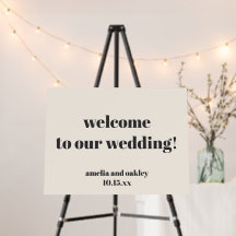 Bem-vindo Casamento Personalizado Neoclássico Retr