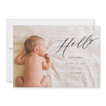 Bem-vindo com Anúncio de Nascimento do Amor // Pre