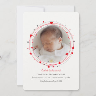 Bem-Vindo Com O Anúncio De Nascimento Da Foto Com