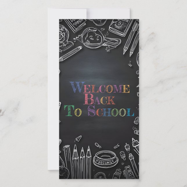 Bem-vindo de volta à escola - Ano novo da escola (Frente)