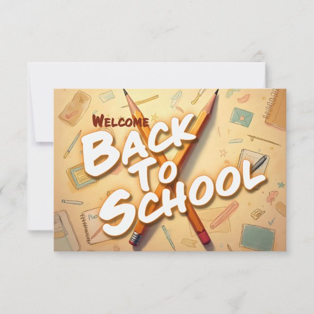 Bem-vindo de Volta à Escola – Design de Arte com L (Frente)